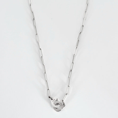 Collier DINH VAN - MENOTTES- Collier en or blanc 58 Facettes DV0791-4