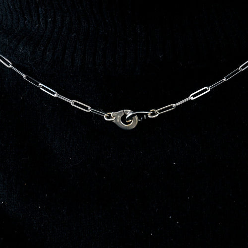 Collier DINH VAN - MENOTTES- Collier en or blanc 58 Facettes DV0791-4