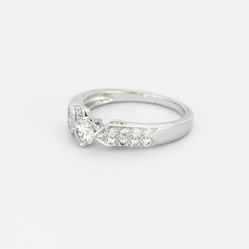Bague 52 CHAUMET- PLUME- Alliance en platine et diamants 58 Facettes DV0781-1-52-0