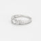 Bague 52 CHAUMET- PLUME- Alliance en platine et diamants 58 Facettes DV0781-1-52-0