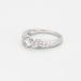 Bague 52 CHAUMET- PLUME- Alliance en platine et diamants 58 Facettes DV0781-1