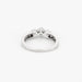 Bague 52 CHAUMET- PLUME- Alliance en platine et diamants 58 Facettes DV0781-1