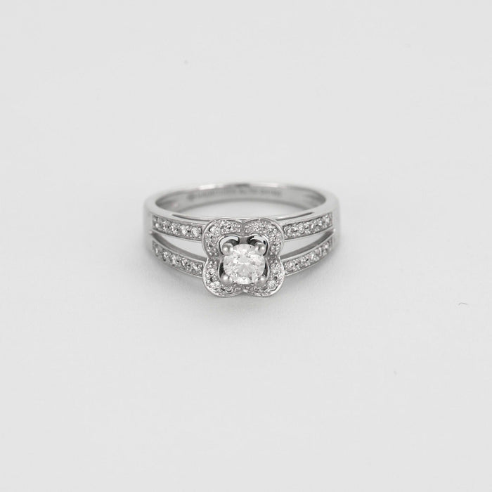 Bague 48 MAUBOUSSIN - Bague Chance Of Love n°2 Or gris et Diamants 58 Facettes DV4687-1-48-2