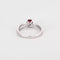 Bague 53 Bague en or blanc, rubis  et diamants 58 Facettes DV5707-7-53-2