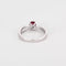 Bague 53 Bague en or blanc, rubis  et diamants 58 Facettes DV5707-7-53-2