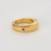 Bague 52 CHAUMET - Bague Jonc or jaune et saphir rose 58 Facettes DV0781-2-52-1