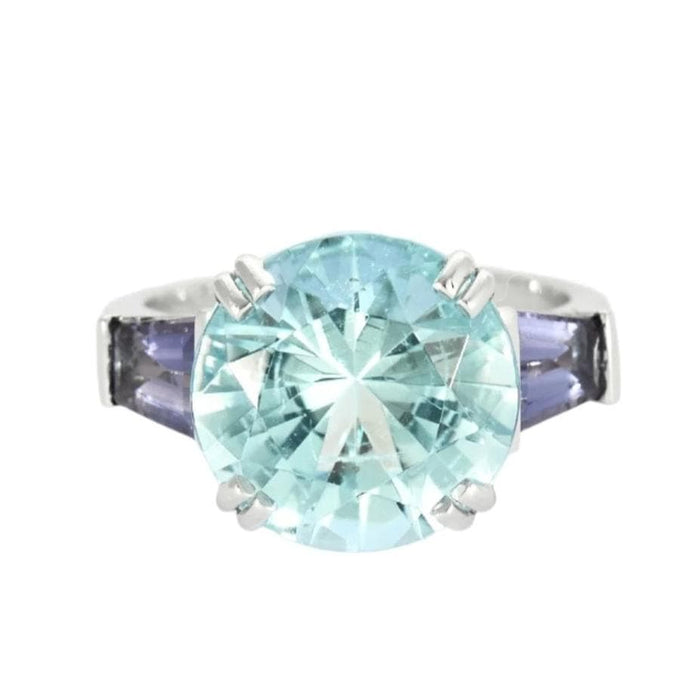 Bague 52 MAUBOUSSIN - Extrêmement libre et sensuelle - Bague Or blanc, Topaze et Iolite 58 Facettes DV0675-4-52-1