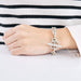 Bracelet HERMES - Chaîne d'ancre moyen modèle - Bracelet en argent 58 Facettes DDV4273-3