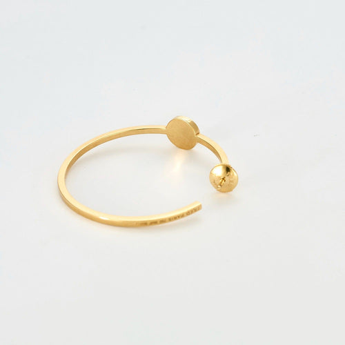 Boucles d'oreilles FRED - Miss Fred Moon - Créoles en Or jaune et Diamants 58 Facettes DV0806-1