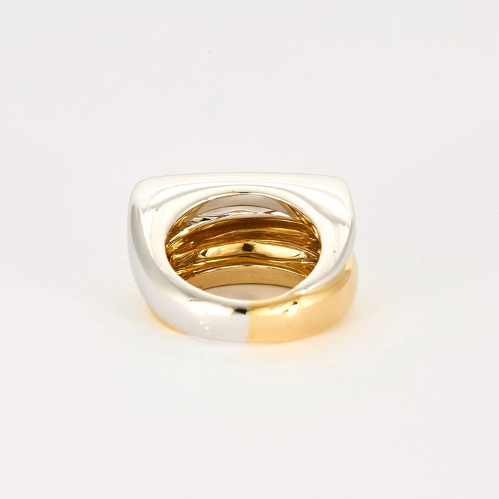 Bague 52 FRED - SUCCESS - Bague or deux tons jaune et blanc 58 Facettes DV8392-1-52-1