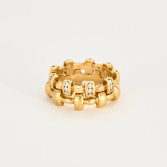 Bague 50 CHANEL - Duo de Bagues or jaune et Diamants 58 Facettes DV6154-6-50-2