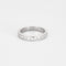 Bague 51 Demi-Alliance or blanc et diamants 58 Facettes DV7010-2-51-2