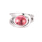Bague 52 FRED - Sunlight - Bague Or blanc et Tourmaline rose 58 Facettes DV0806-5-52-1