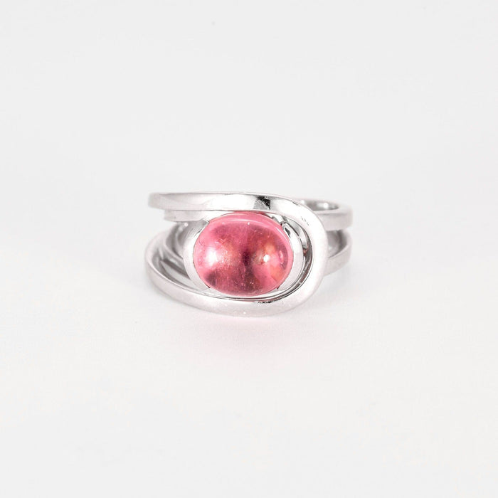 Bague 52 FRED - Sunlight - Bague Or blanc et Tourmaline rose 58 Facettes DV0804-5-52-1