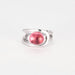 Bague 52 FRED - Sunlight - Bague Or blanc et Tourmaline rose 58 Facettes DV0804-5-52-1