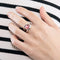 Bague 52 FRED - Sunlight - Bague Or blanc et Tourmaline rose 58 Facettes DV0806-5-52-1