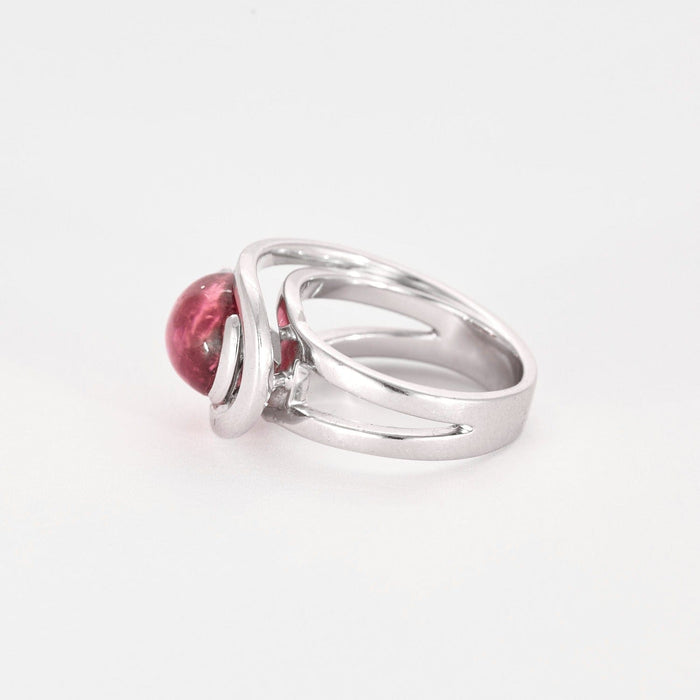 Bague 52 FRED - Sunlight - Bague Or blanc et Tourmaline rose 58 Facettes DV0804-5-52-1