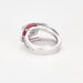 Bague 52 FRED - Sunlight - Bague Or blanc et Tourmaline rose 58 Facettes DV0804-5-52-1