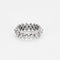 Bague 52 Alliance américaine or blanc et diamants 58 Facettes DV0781-4-52-2