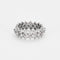 Bague 52 Alliance américaine or blanc et diamants 58 Facettes DV0781-4-52-2