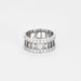 Bague 52 TIFFANY - Atlas - Bague Or blanc et Diamants 58 Facettes DDV8241-3-52