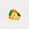 Bague 50 Bague en or jaune, jade, diamants et saphirs roses 58 Facettes DV2550-3-50-2