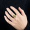 Bague 55 Bague en or jaune et péridots 58 Facettes DV0777-3-55-2