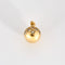 Pendentif "boule"  en or jaune sertie de diamants