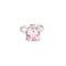 Bague 53 Bague en Or blanc avec Kunzite 58 Facettes DV0538-9-53-2