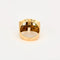 Bague 53 Bague Tank en or jaune et diamants 58 Facettes DV0777-6-53-2