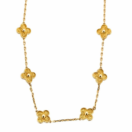 Collier VAN CLEEF & ARPELS - Vintage Alhambra - Collier en Or jaune 58 Facettes DDV0675-2