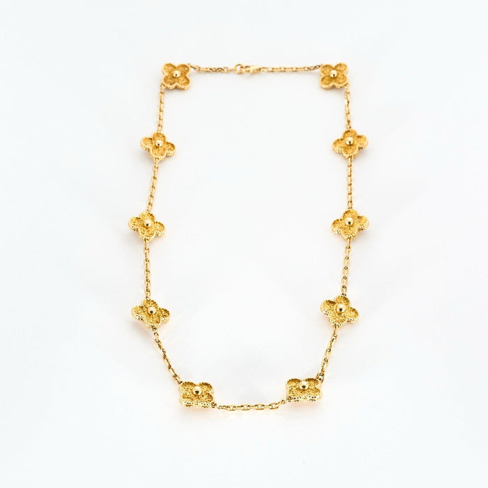 Collier VAN CLEEF & ARPELS - Vintage Alhambra 10 motifs - Collier en Or jaune 58 Facettes DDV0675-2