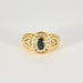 Bague 51 Bague Saphir, or jaune et diamants 58 Facettes DV7369-1-51-2