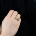 Bague 51 Bague Saphir, or jaune et diamants 58 Facettes DV7369-1-51-2