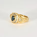 Bague 51 Bague Saphir, or jaune et diamants 58 Facettes DV7369-1-51-2