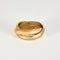 Bague 56 CARTIER - TRINITY - Alliance trois ors et quinze diamants 58 Facettes DV8895-1-56-3
