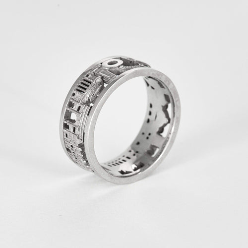 Bague 54 PHILLIPE TOURNAIRE- VOYAGE (Paris) - Anneau en or blanc 58 Facettes DV0795-4-54-3