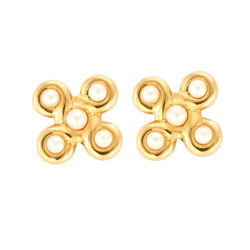 Boucles d'oreilles CHANEL - Boucles d'oreilles Or jaune et Perles de culture 58 Facettes DV0824-1