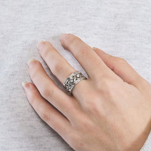 DIOR - My Dior - Bague or blanc et diamants