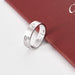 Bague 58 CARTIER - LOVE - Bague en platine, modèle classique 58 Facettes DV8218-5-58-2