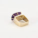 Bague 48 H STERN -SUNRISE- Bague en or jaune, améthyste, diamant et saphir 58 Facettes DV0814-2-48-2