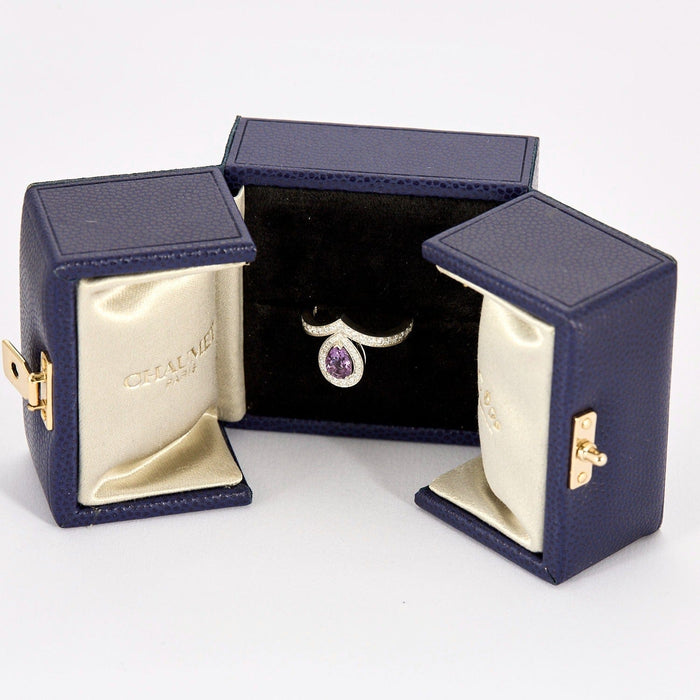 Bague 50 CHAUMET - JOSEPHINE AIGRETTE - Bague en or blanc, améthyste et diamants 58 Facettes DV0790-1-50-2