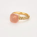 Bague 53 POMELLATO - Nudo Petit - Bague en Or rose, Quartz et Diamants cognac 58 Facettes DV0184-22-53-2