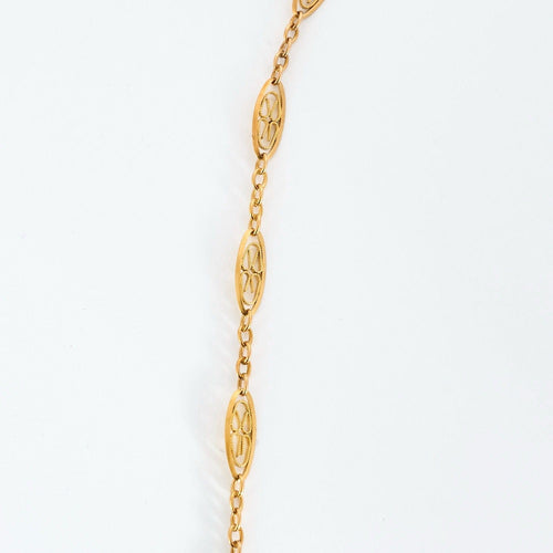 Collier Collier à maille filigrane en or jaune 58 Facettes DV0832-2