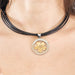 Collier BULGARI - TONDO - Collier  pendentif "Sakura en or jaune et acier 58 Facettes DDV6299-1