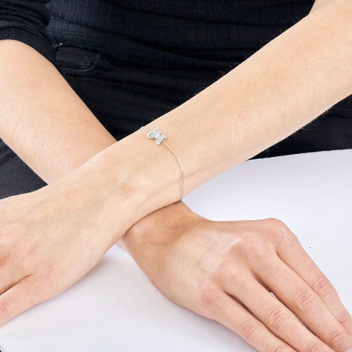 Bracelet DE BEERS - PORTRAITS DE LA NATURE PAPILLON - Bracelet en or blanc et diamants 58 Facettes DV0835-1