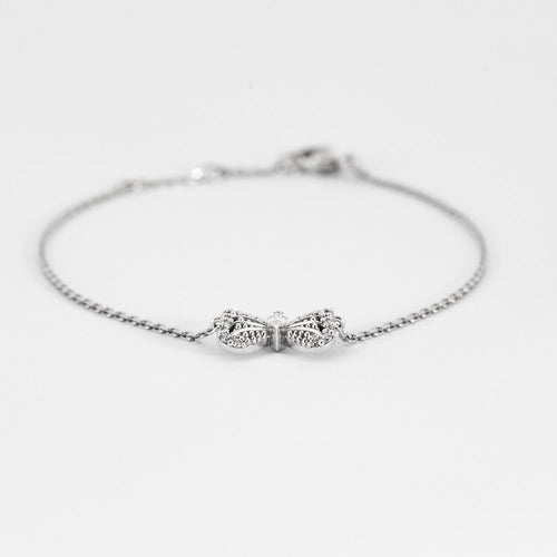 Bracelet DE BEERS - PORTRAITS DE LA NATURE PAPILLON - Bracelet en or blanc et diamants 58 Facettes DV0835-1