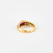 Bague 52 Bague en or jaune, rubis et diamants 58 Facettes DV7611-3-52-1