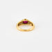 Bague 52 Bague en or jaune, rubis et diamants 58 Facettes DV7611-3-52-1