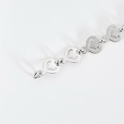 Bracelet O.J.PERRIN "Coeur Légendes" - Bracelet en or blanc 58 Facettes DDV7332-1